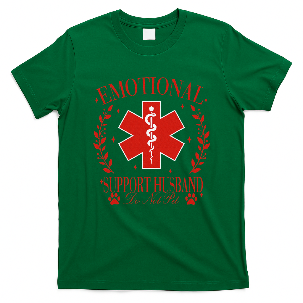 Emotional Support Husband Do Not Pet T-Shirt