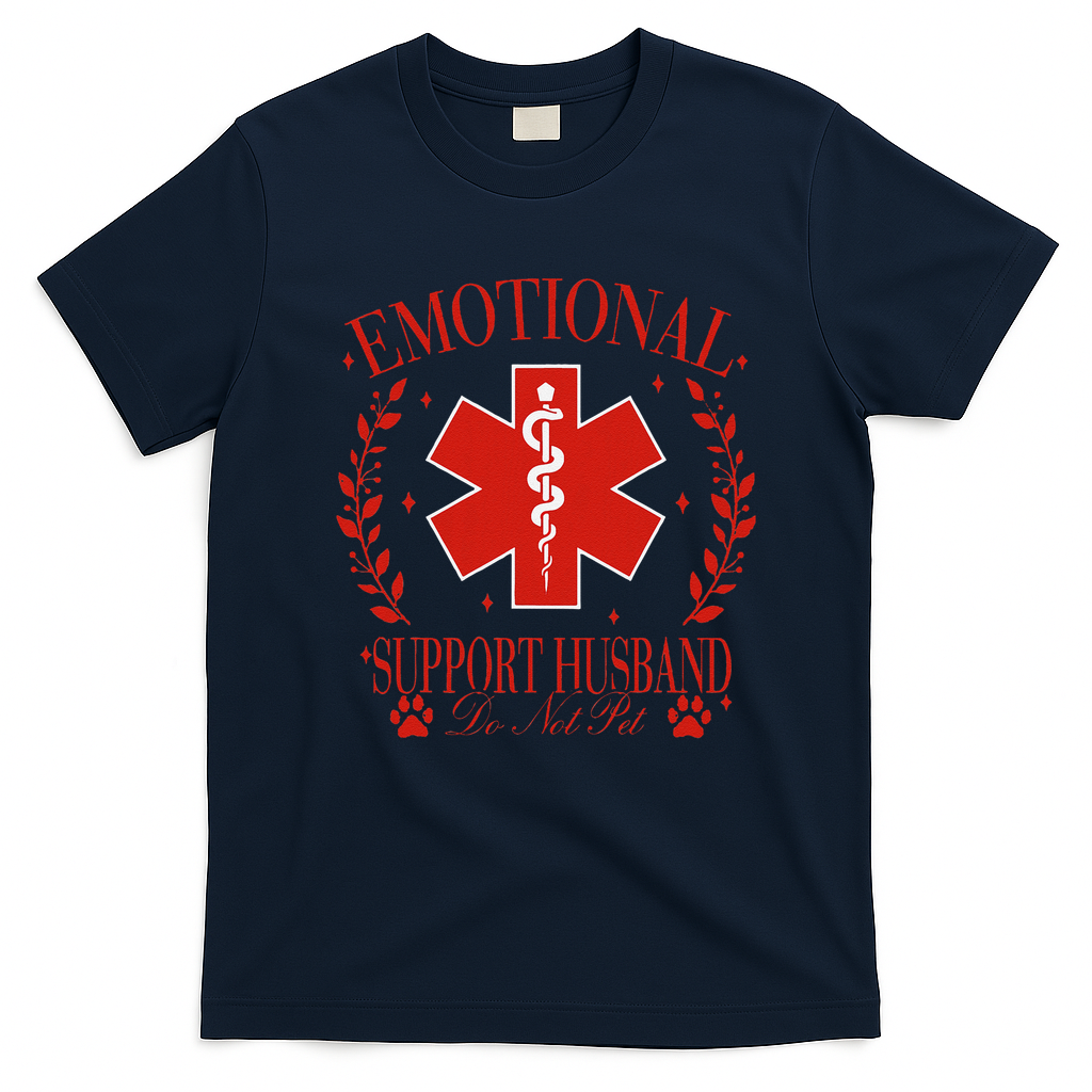 Emotional Support Husband Do Not Pet T-Shirt