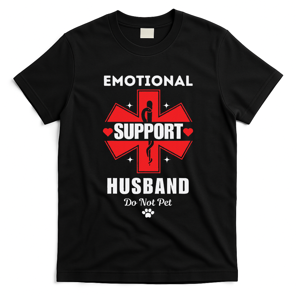 Emotional Support Husband Do Not Pet T-Shirt