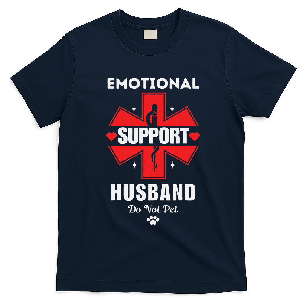 Emotional Support Husband Do Not Pet T-Shirt