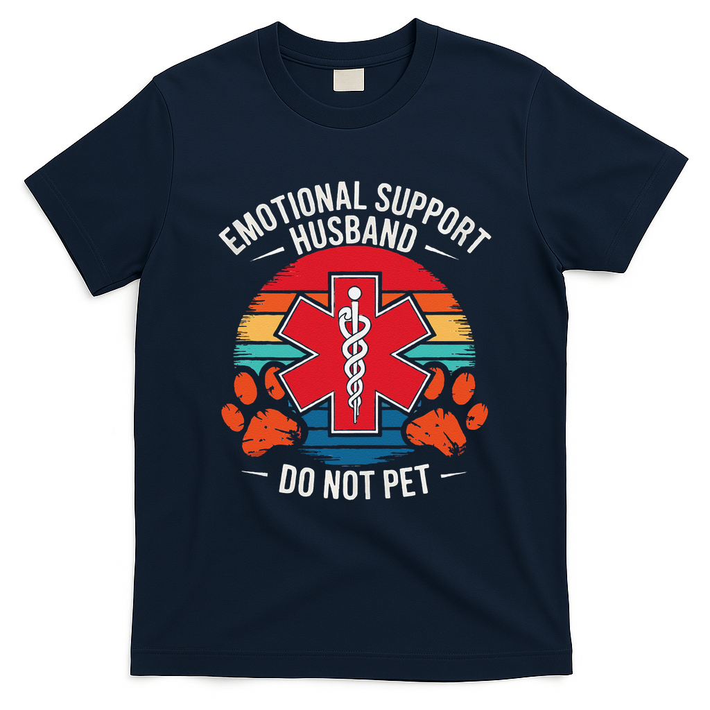 Emotional Support Husband Do Not Pet T-Shirt
