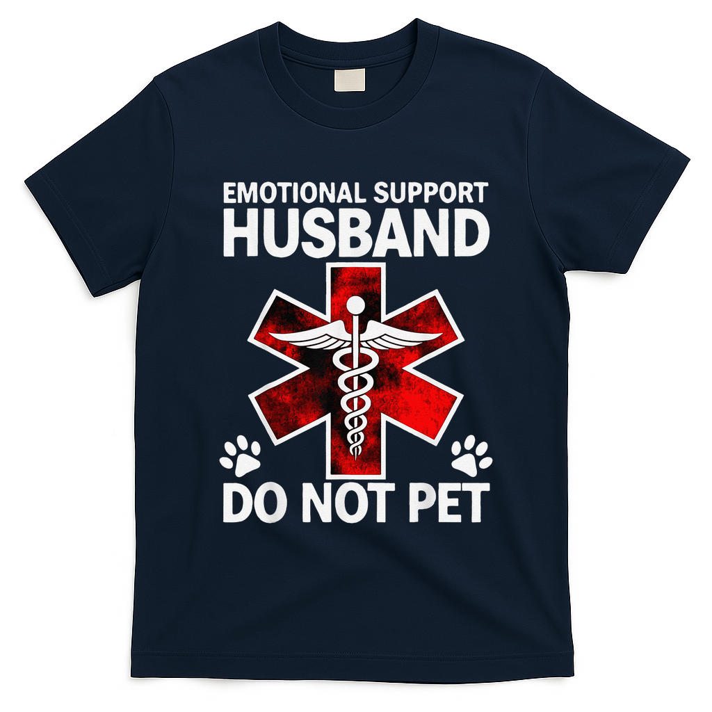 Emotional Support Husband Do Not Pet T-Shirt