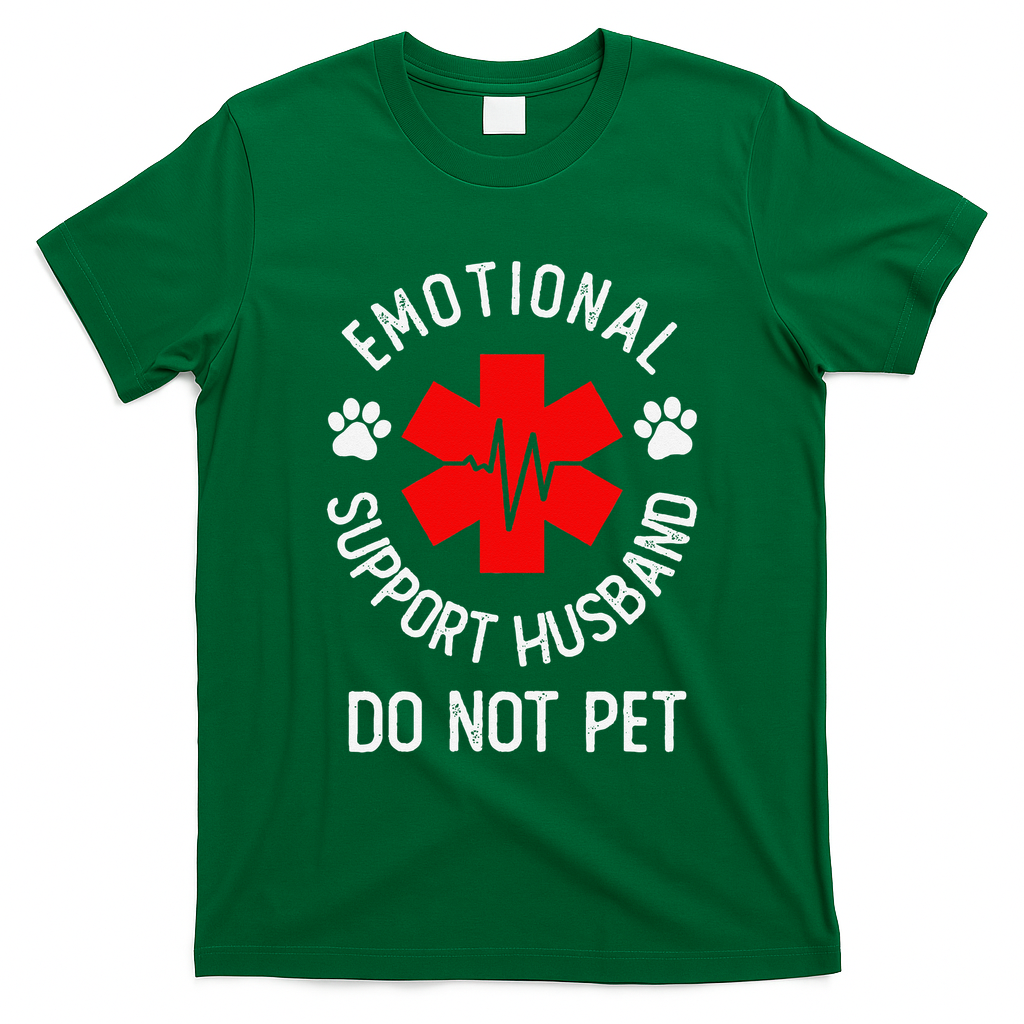 Emotional Support Husband Do Not Pet T-Shirt