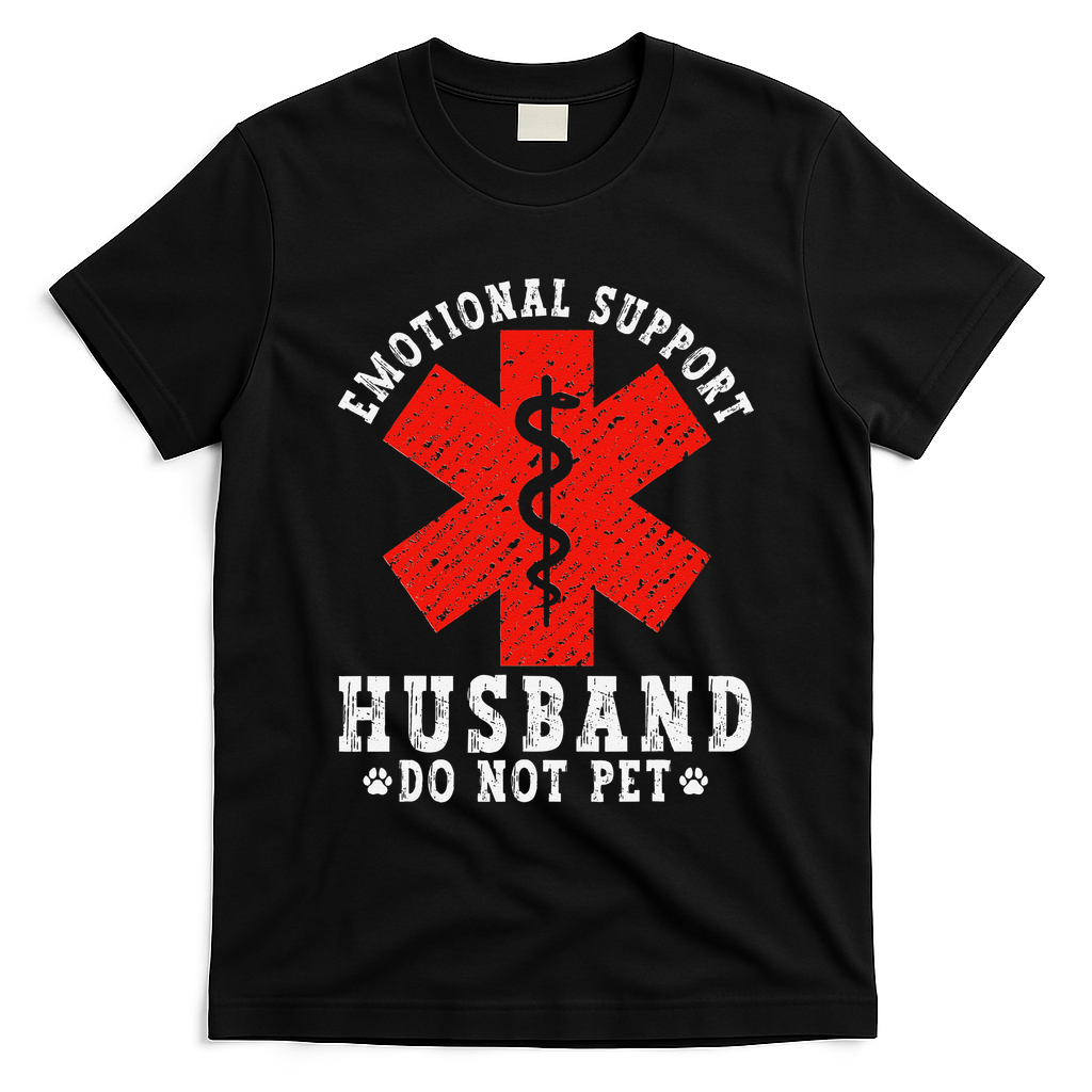 Emotional Support Husband Do Not Pet T-Shirt