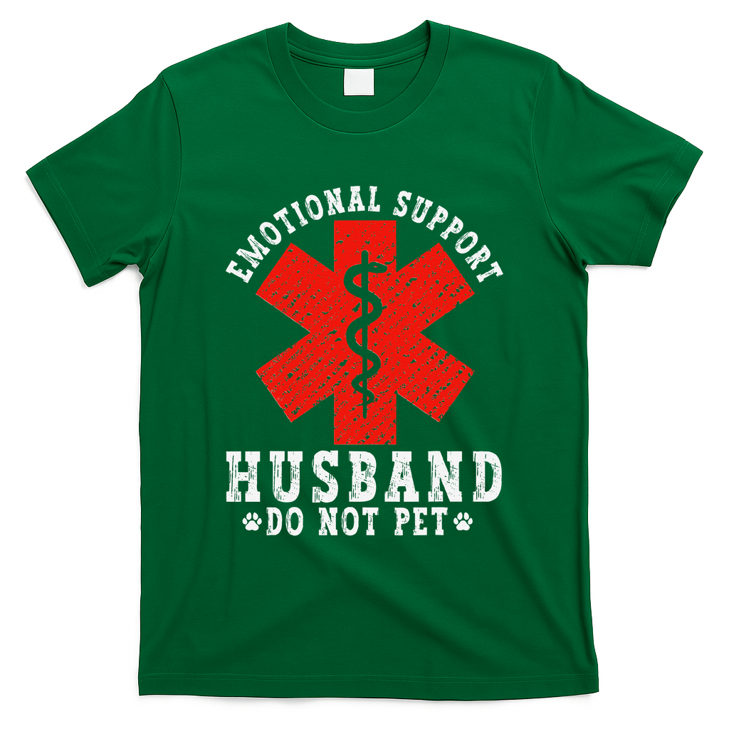 Emotional Support Husband Do Not Pet T-Shirt