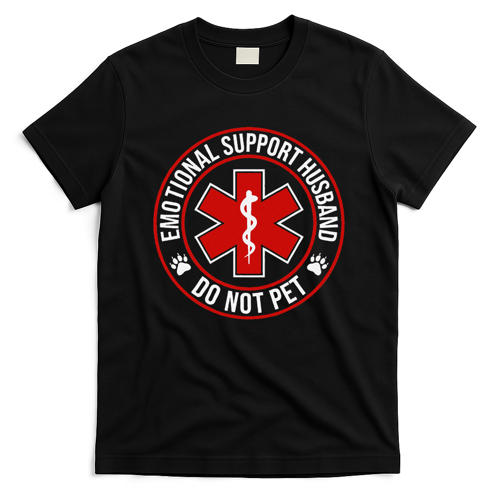 Emotional Support Husband Do Not Pet T-Shirt