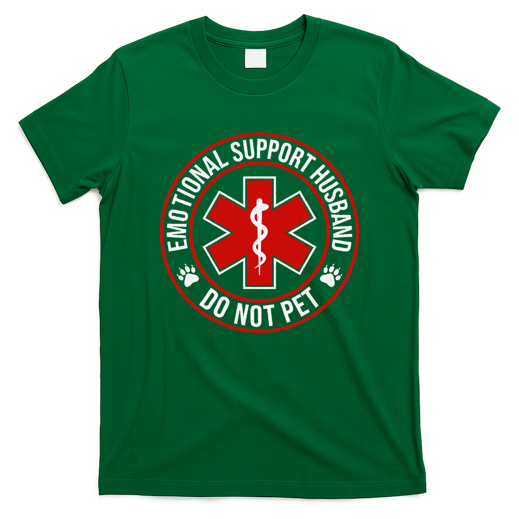 Emotional Support Husband Do Not Pet T-Shirt