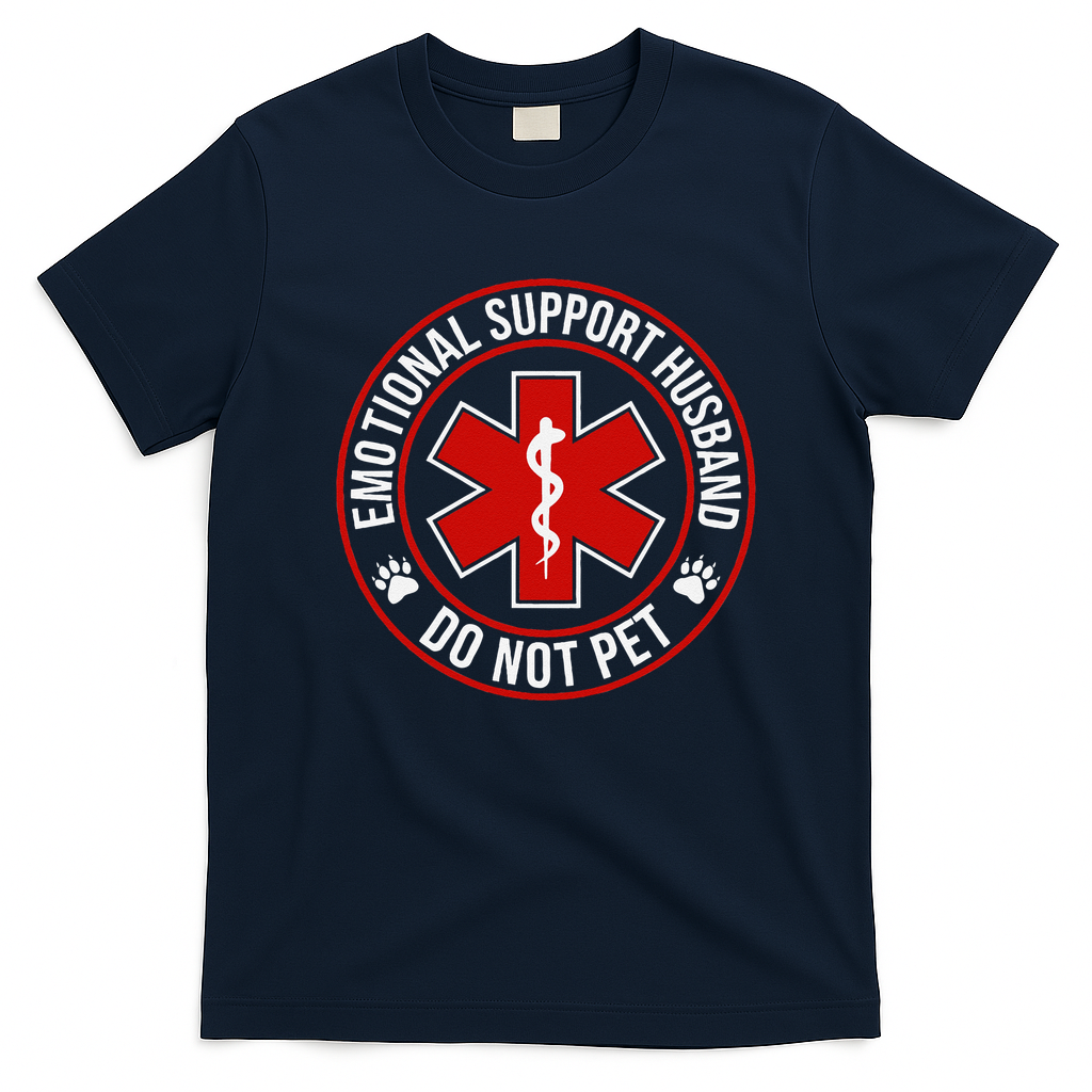 Emotional Support Husband Do Not Pet T-Shirt