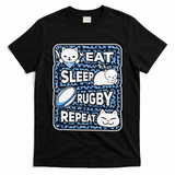 Eat Sleep Rugby Repeat Rugby Lover Outfit T-Shirt