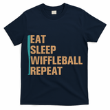 Eat Sleep Wiffleball Repeat Funny T-Shirt