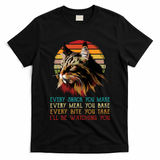 Every Snack You Make Ill Be Watching Funny Maine Coon Meow T-Shirt