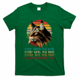 Every Snack You Make Ill Be Watching Funny Maine Coon Meow T-Shirt