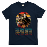 Every Snack You Make Ill Be Watching Funny Maine Coon Meow T-Shirt