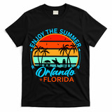 Enjoy The Summer Orlando Florida T-Shirt - Black