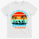 Enjoy The Summer Orlando Florida T-Shirt - White
