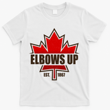 Elbows Up Canada EST 1867 Protest T-Shirt - White