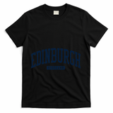 Edinburgh United Kingdom Uk College University Style T-Shirt - Black