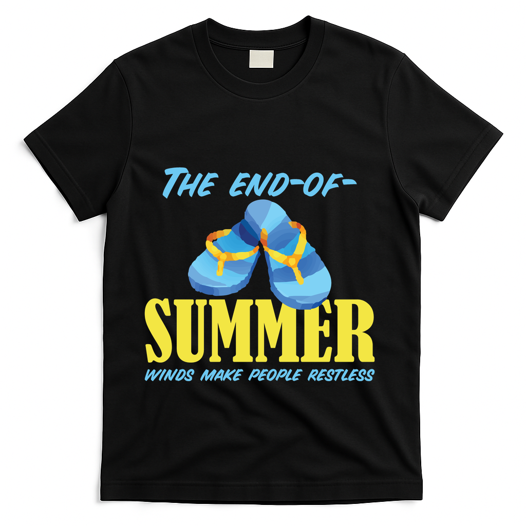 Endofsummer Winds: A Celebration Of Seasonal Change T-Shirt - Black