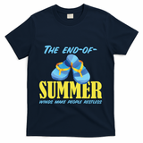 Endofsummer Winds: A Celebration Of Seasonal Change T-Shirt - Navy