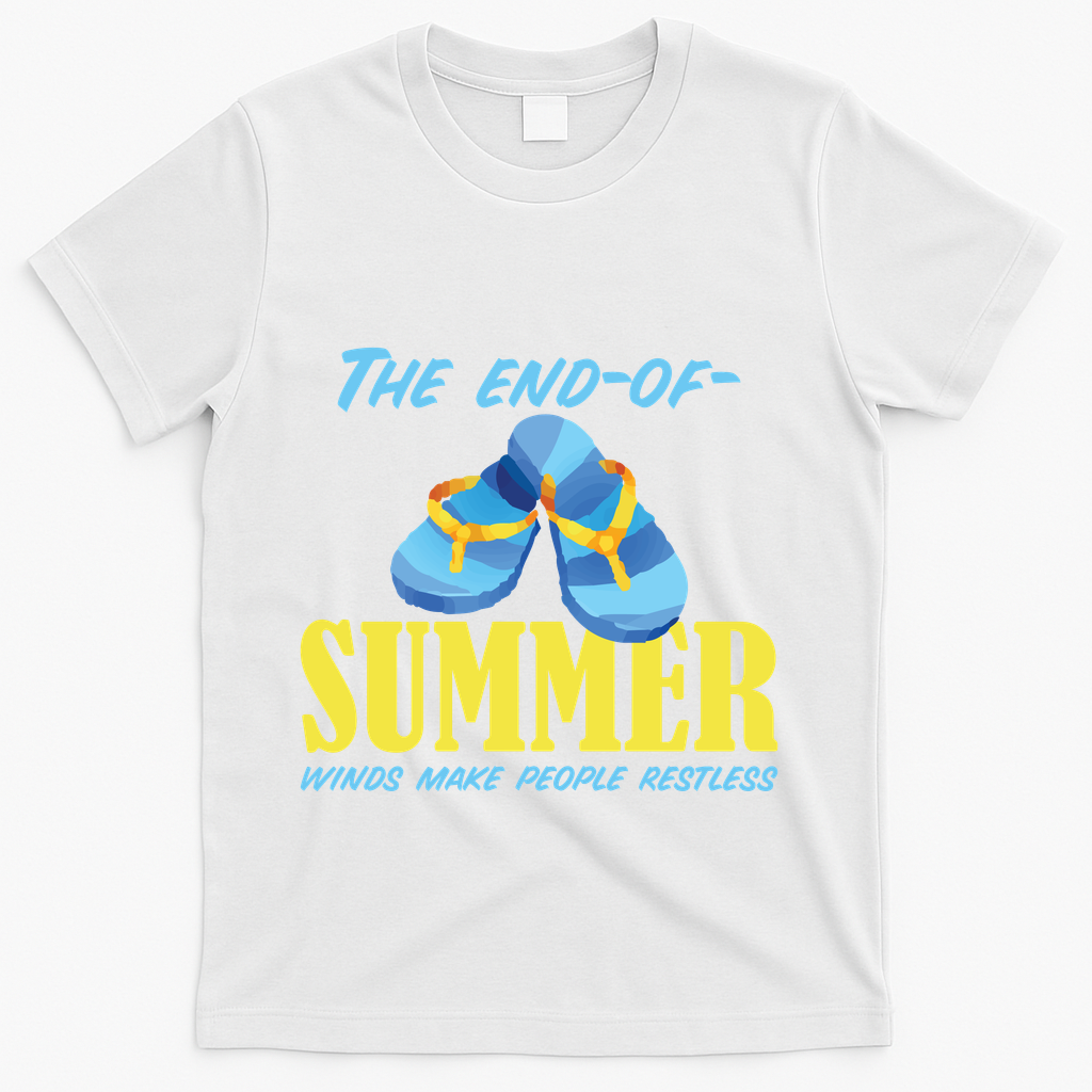 Endofsummer Winds: A Celebration Of Seasonal Change T-Shirt - White