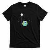 Earth with Moon balloon - Black