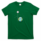 Earth with Moon balloon - Green