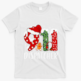 Funny 911 Dispatcher SantaS Favorite 911 Dispatcher T-Shirt - White