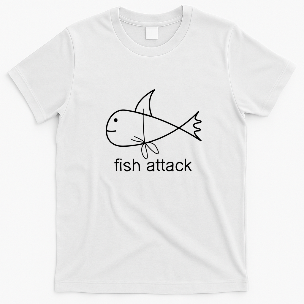 fish attack #2 - White