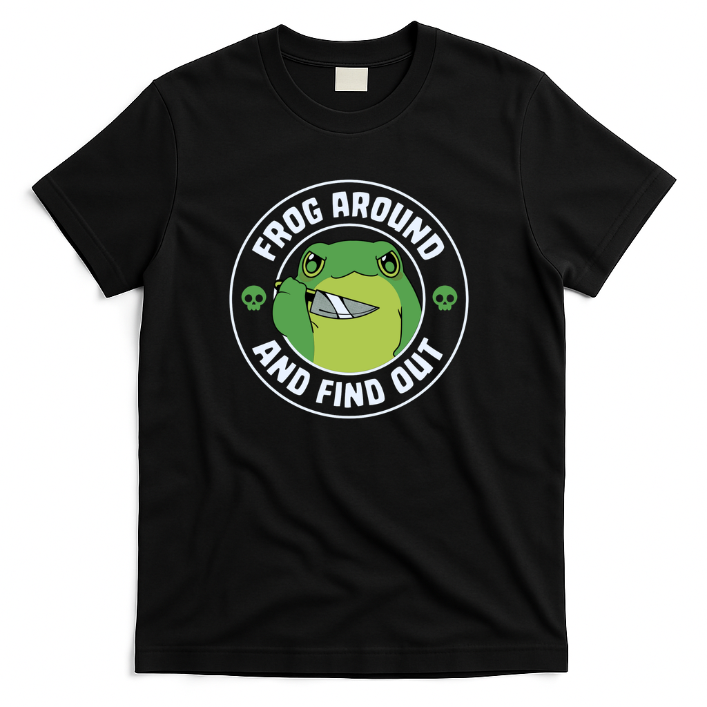Frog Around And Find Out by Tobe Fonseca - Black