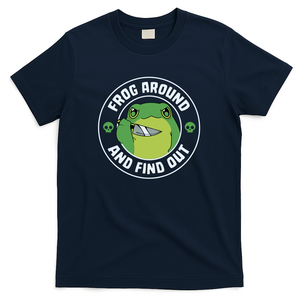 Frog Around And Find Out by Tobe Fonseca - Navy