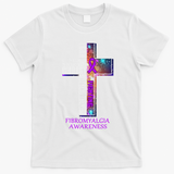 Fibromyalgia Awareness Christmas Gif T-Shirt - White