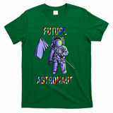 Future Astronauts Graphic Cool Gift Rainbow Stem Space Gift T-Shirt - Green