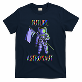 Future Astronauts Graphic Cool Gift Rainbow Stem Space Gift T-Shirt - Navy
