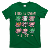 Funny Axolotl I Like Halloween A-Lotl Axolotl Costume T-Shirt - Irish Green