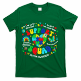 Family Autism Support Squad Autism Awareness Sped Teacher T-Shirt - Green
