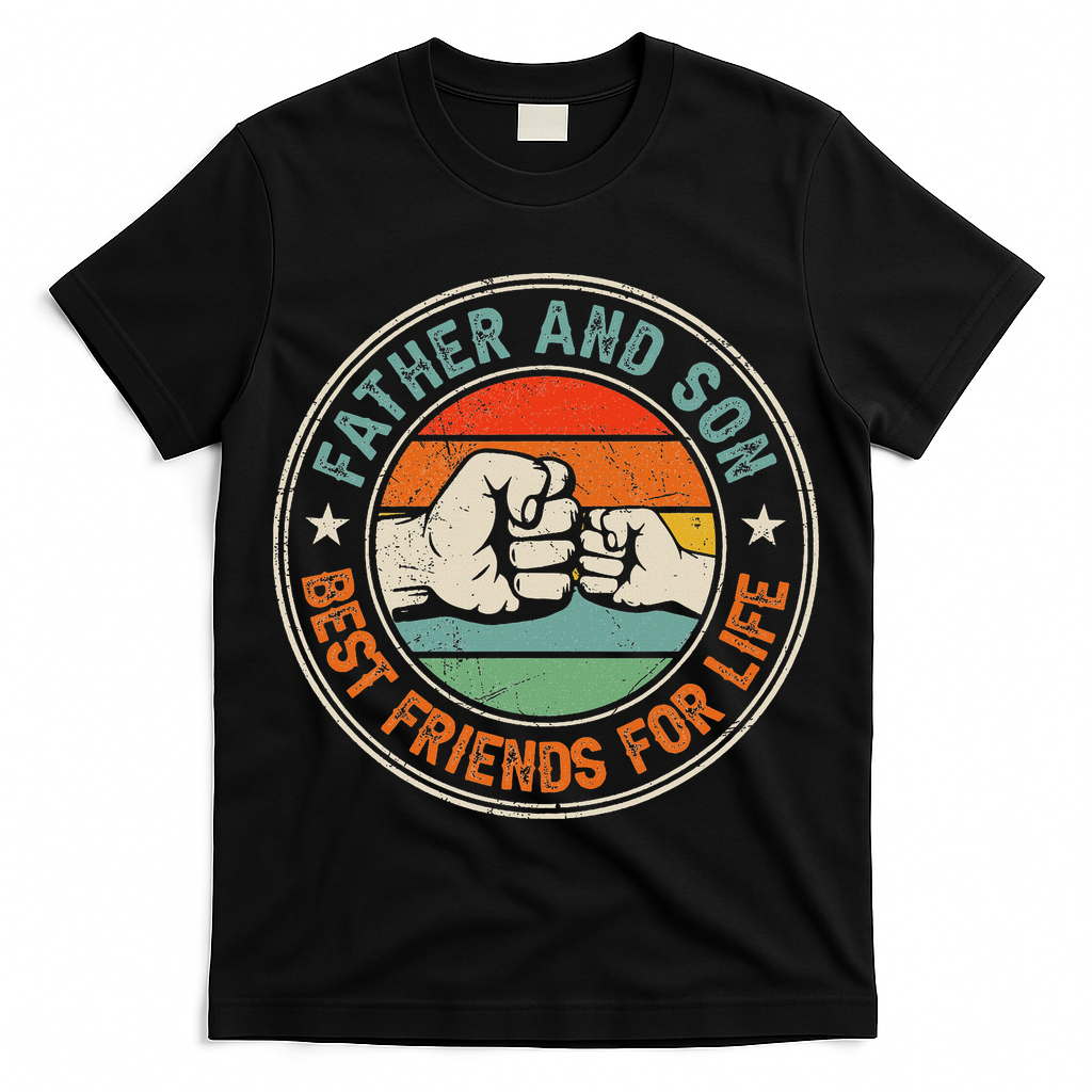 Father And Son Best Friends For Life Matching Father's Day T-Shirt