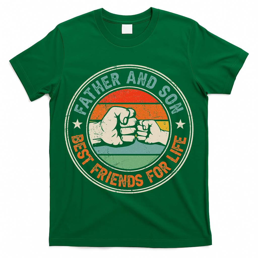 Father And Son Best Friends For Life Matching Father's Day T-Shirt