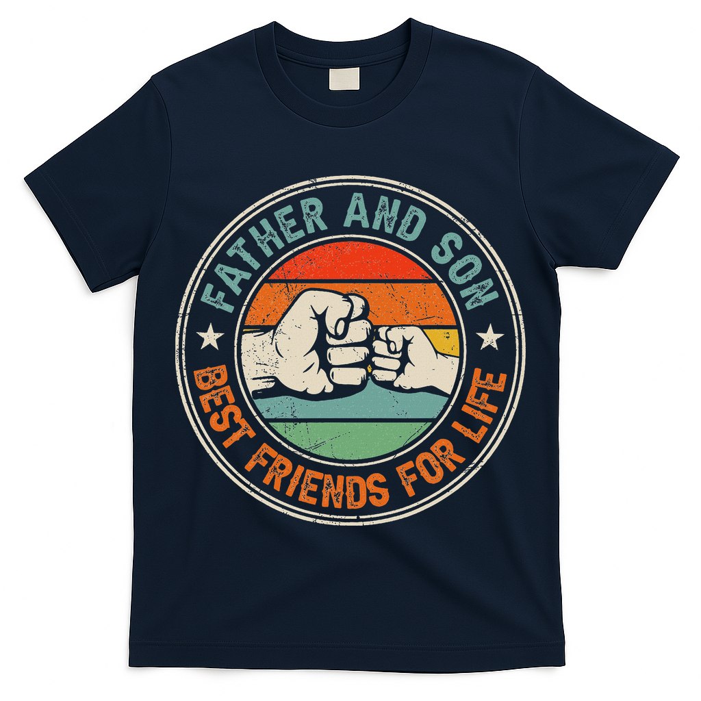 Father And Son Best Friends For Life Matching Father's Day T-Shirt