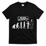 Funny Anti Trump Go Back We Screwed Up Trump Evolution T-Shirt - Black