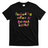 Fueled by Coffee & Pop-Punk Lyrics Colorful - Black