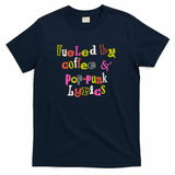 Fueled by Coffee & Pop-Punk Lyrics Colorful - Navy