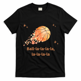 Funny Basketball Christmas Xmas Holiday Hoops Ball La La T-Shirt - Black