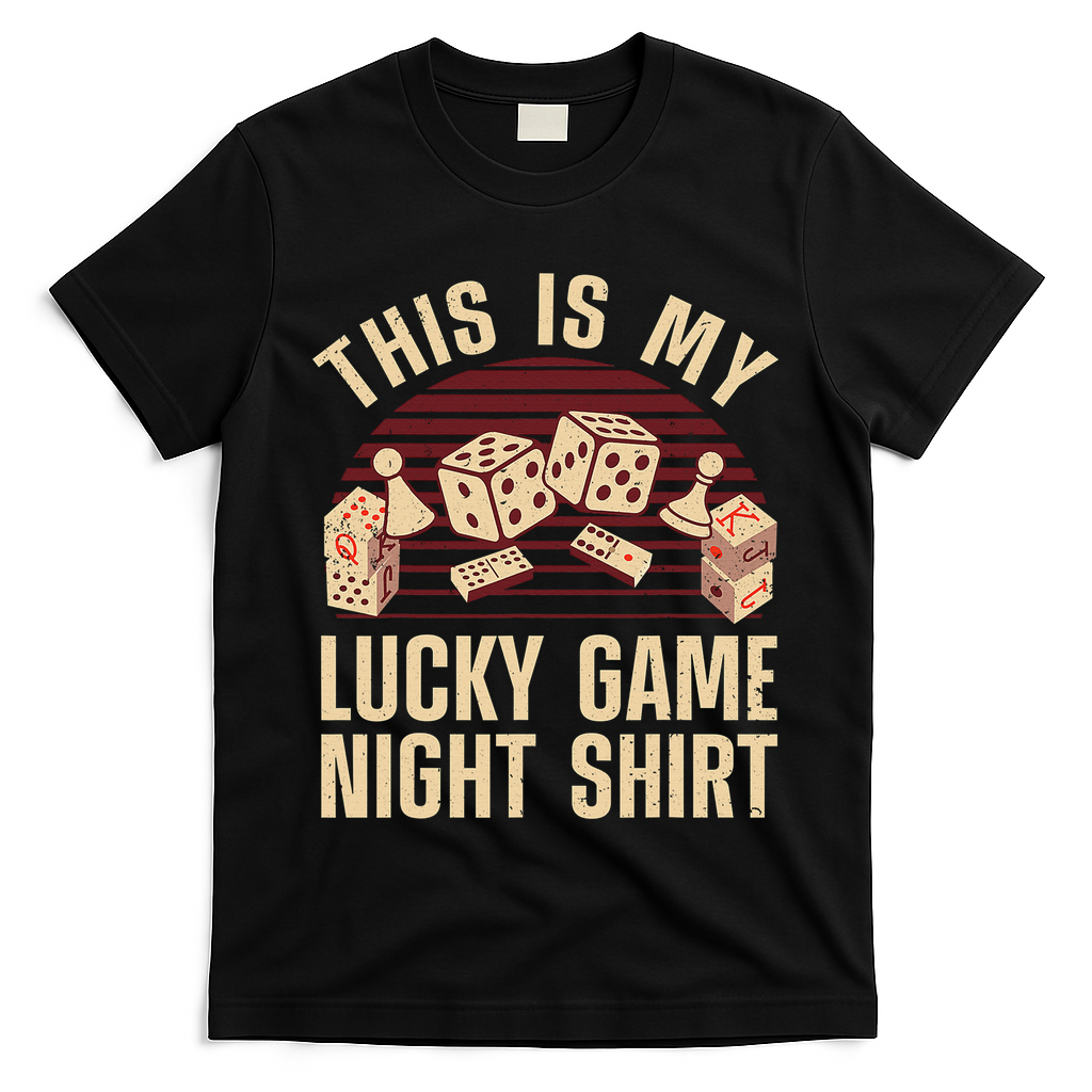 Funny Board Game Lucky Game Night Gift T-Shirt