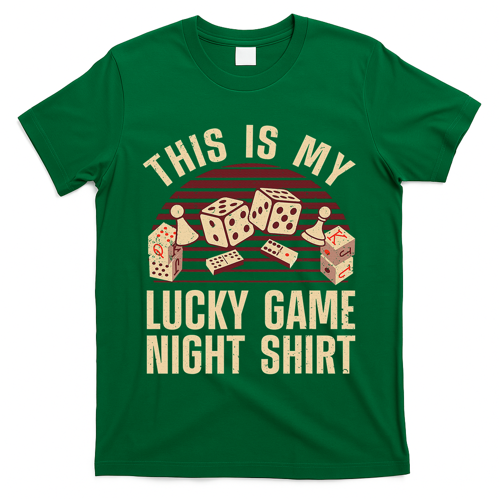 Funny Board Game Lucky Game Night Gift T-Shirt