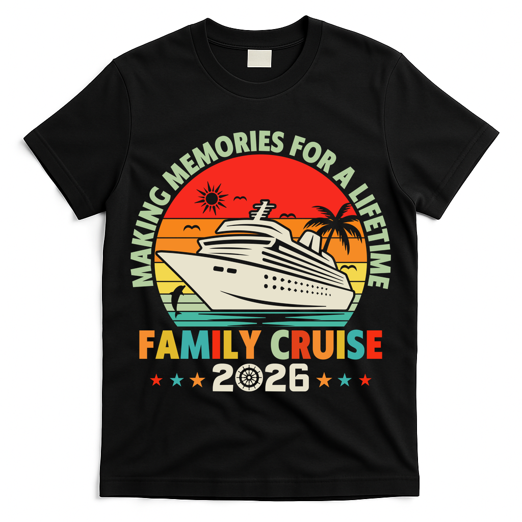 Family Cruise 2026 Making Memories For A Lifetime Vacation T-Shirt