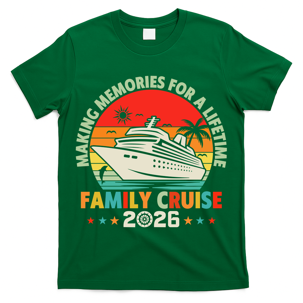 Family Cruise 2026 Making Memories For A Lifetime Vacation T-Shirt
