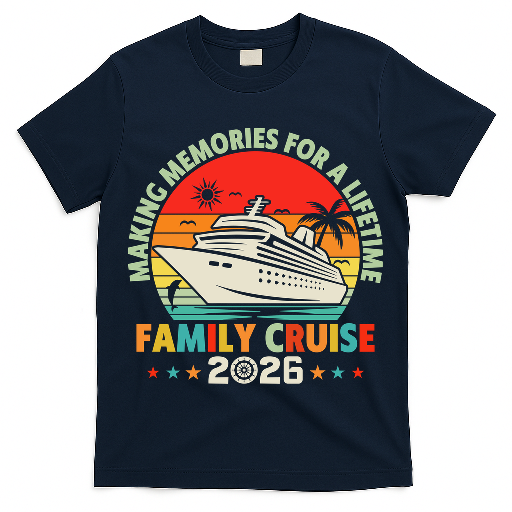 Family Cruise 2026 Making Memories For A Lifetime Vacation T-Shirt