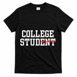 Funny College Apparel Gift T-Shirt - Black