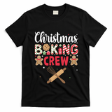 Funny Christmas Baking Crew Baking Christmas Cookie T-Shirt - Black