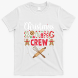 Funny Christmas Baking Crew Baking Christmas Cookie T-Shirt - White